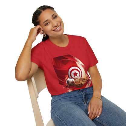 Tunisia Football Crest T-Shirt — Tunisian Soccer Fan Tee