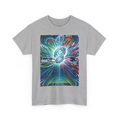 Legendary Championship Matchup Art T-Shirt Football Big Game Poster Tee