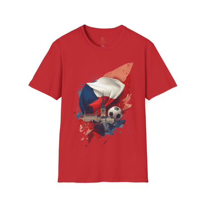 Czech Republic Flag Soccer T-Shirt – Football Fan Tee