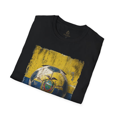 Ecuador Football Coat of Arms Grunge T-Shirt Vintage La Tri Soccer Tee