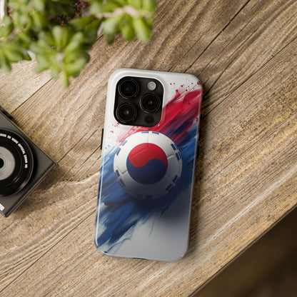 Korean Flag Taeguk Soccer Crest Phone Protective Case