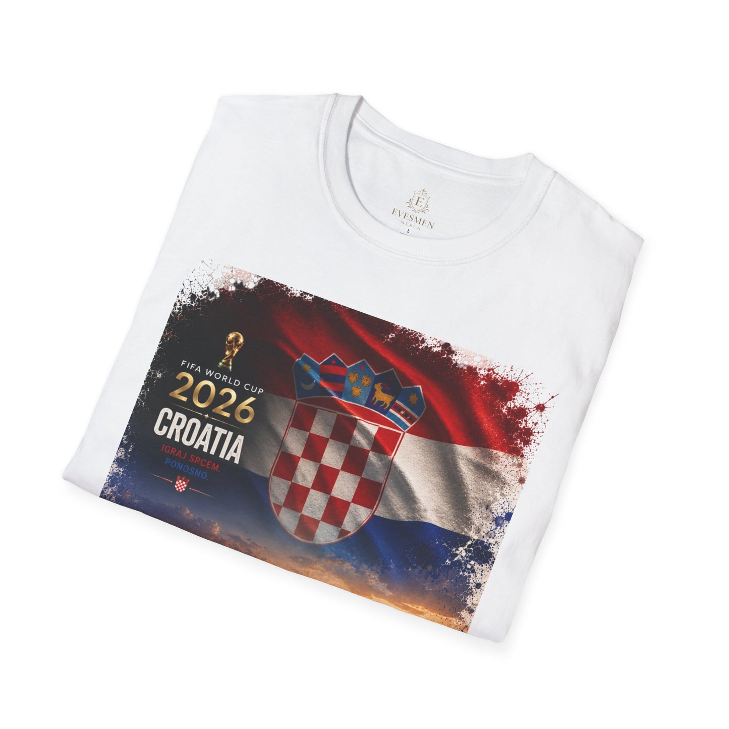 Croatia Football Flag Dubrovnik T‑Shirt Vatreni Soccer Pearl of the Adriatic Tee