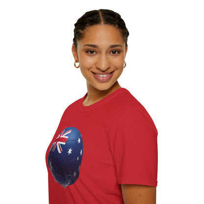 Australia Flag Football T-Shirt — Patriotic Aussie Graphic Tee