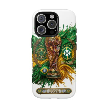 Brazil 2026 Soccer Tough Phone Case — Protective Fan Cover