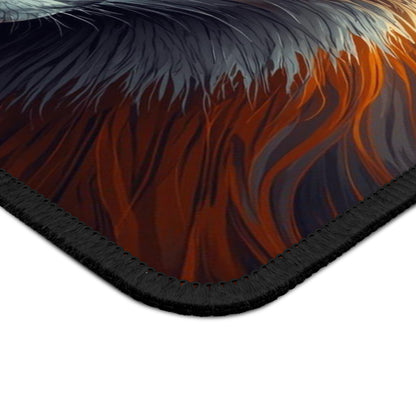 Fox Gaming Mouse Pad — Fierce Red Fox Desk Mat for Gamers & Streamers
