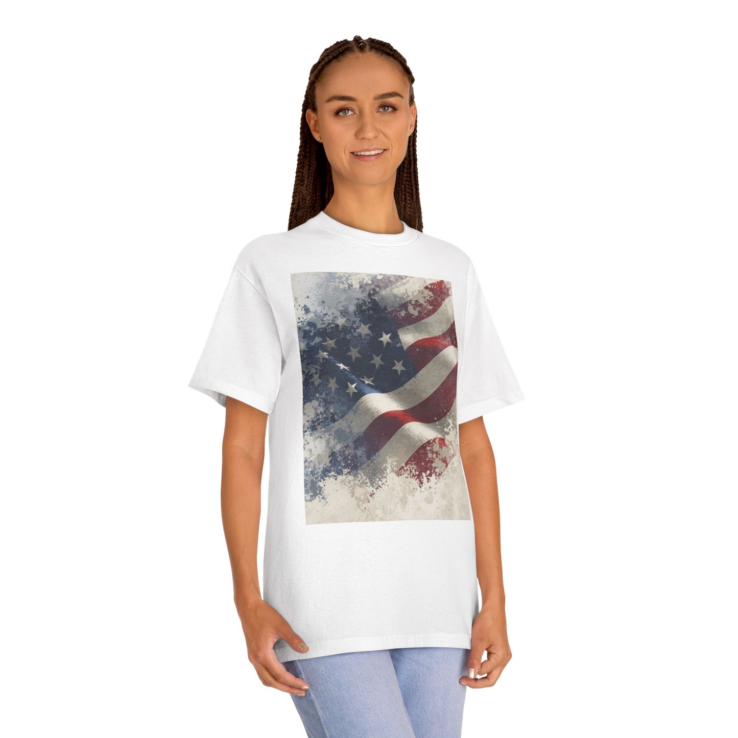 American Flag Vintage Tee Patriotic Classic T-Shirt