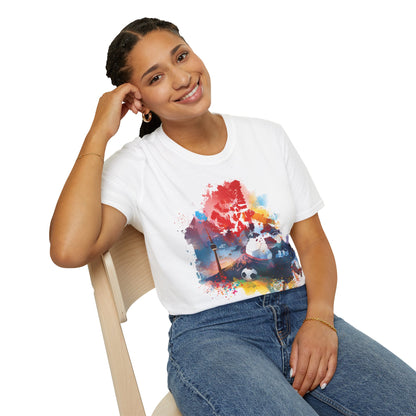 Canada Soccer Match Day T-Shirt — Colorful Canadian Landmarks Tee