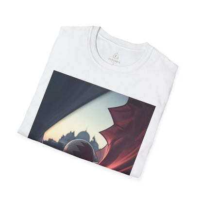 Qatar’s Flag-Patterned T-shirt Soccer Ball and Mosque Skyline Fan Tee