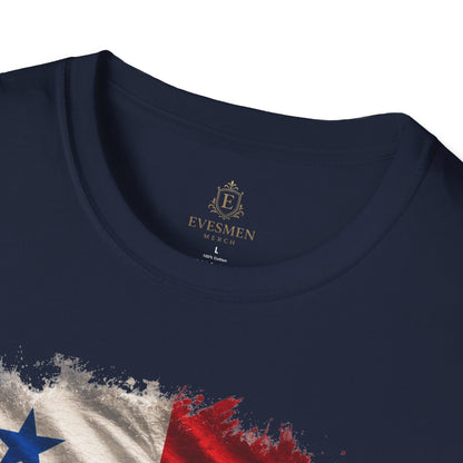 Panama Football Flag Biomuseo Graphic T-Shirt Cinematic Los Canaleros Soccer Tee