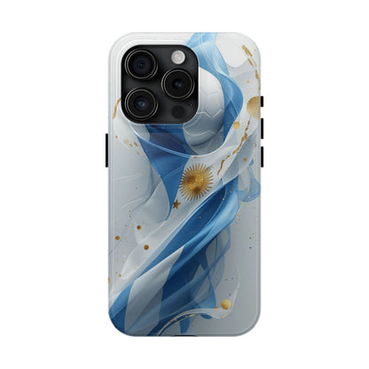 Argentina Soccer Flag Phone Case — Tough Protective Football Design