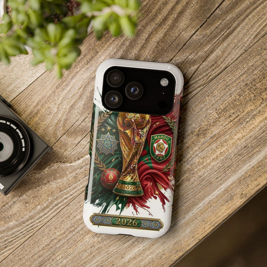 Moroccan 2026 Soccer Football Phone Case Impact‑Resistant Cover
