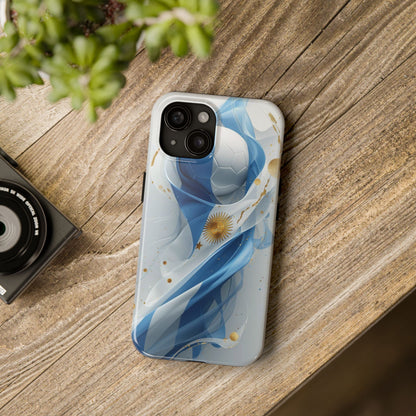 Argentina Soccer Flag Phone Case — Tough Protective Football Design