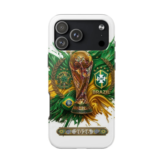 Brazil 2026 Soccer Tough Phone Case — Protective Fan Cover
