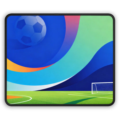 Soccer Field Gaming Mouse Pad — Vibrant Football Stadium Design