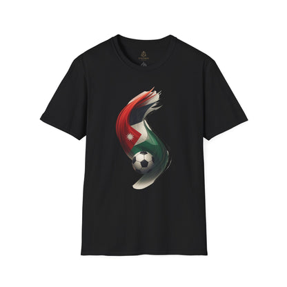 Jordan Football Flag Wave T‑Shirt Chivalrous Falcons Soccer Tee