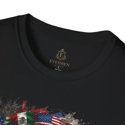 World Cup 2026 Global Flags T-Shirt Cinematic International Flags Fan Tee