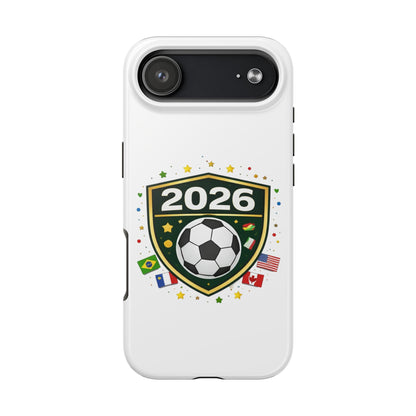 2026 Soccer Match Day Phone Protective Case Soccer Badge Design