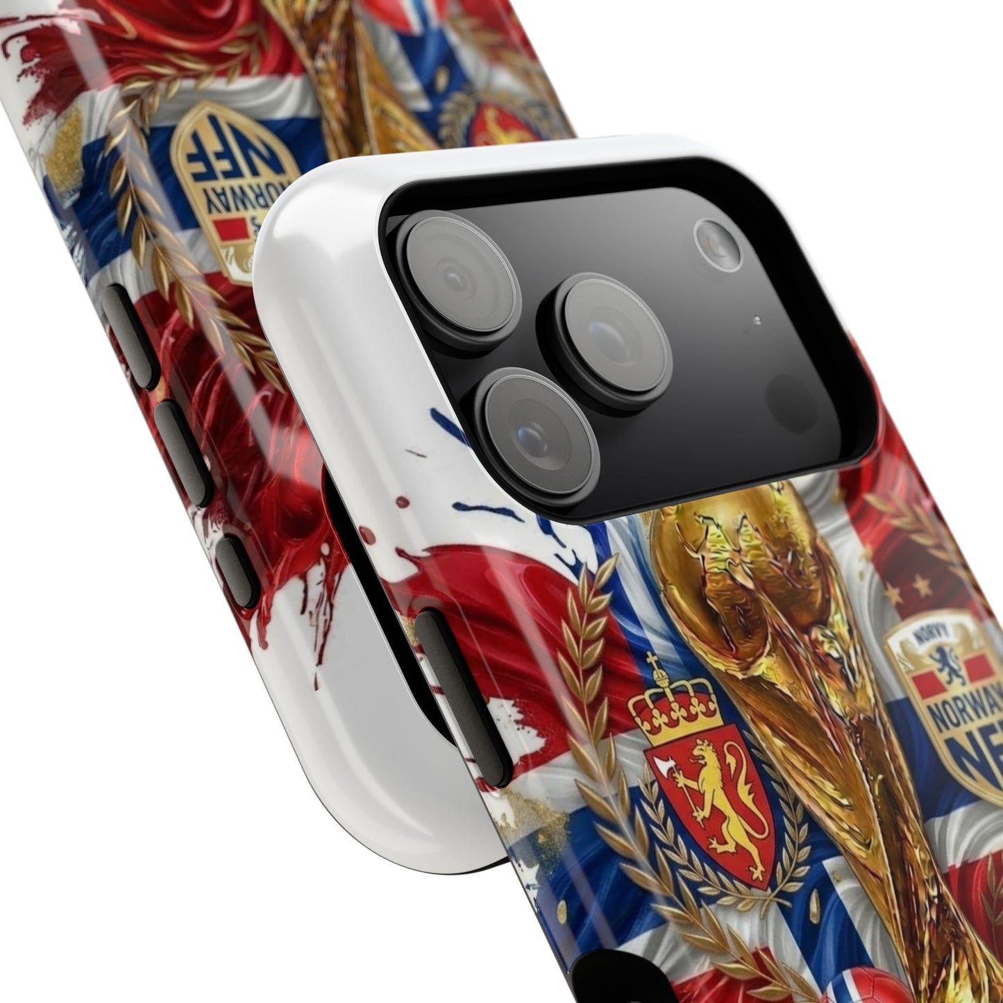 Norway 2026 Soccer Football Protective Phone Case Impact-Resistant