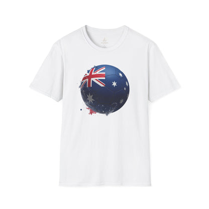 Australia Flag Football T-Shirt — Patriotic Aussie Graphic Tee