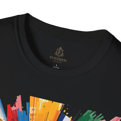 Soccer Splash Graphic T-Shirt — Colorful Match Day Football Tee