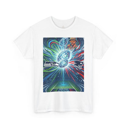 Legendary Championship Matchup Art T-Shirt Football Big Game Poster Tee