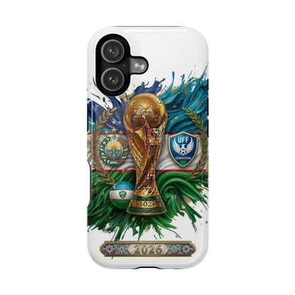 Uzbekistan 2026 Soccer Impact-Resistant Protective Phone Case