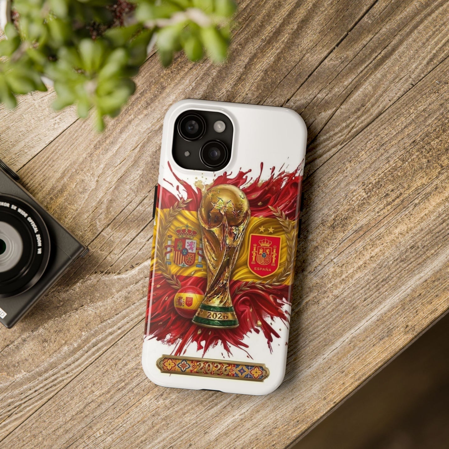 Spain Soccer 2026 Football Tough Phone Protective Case