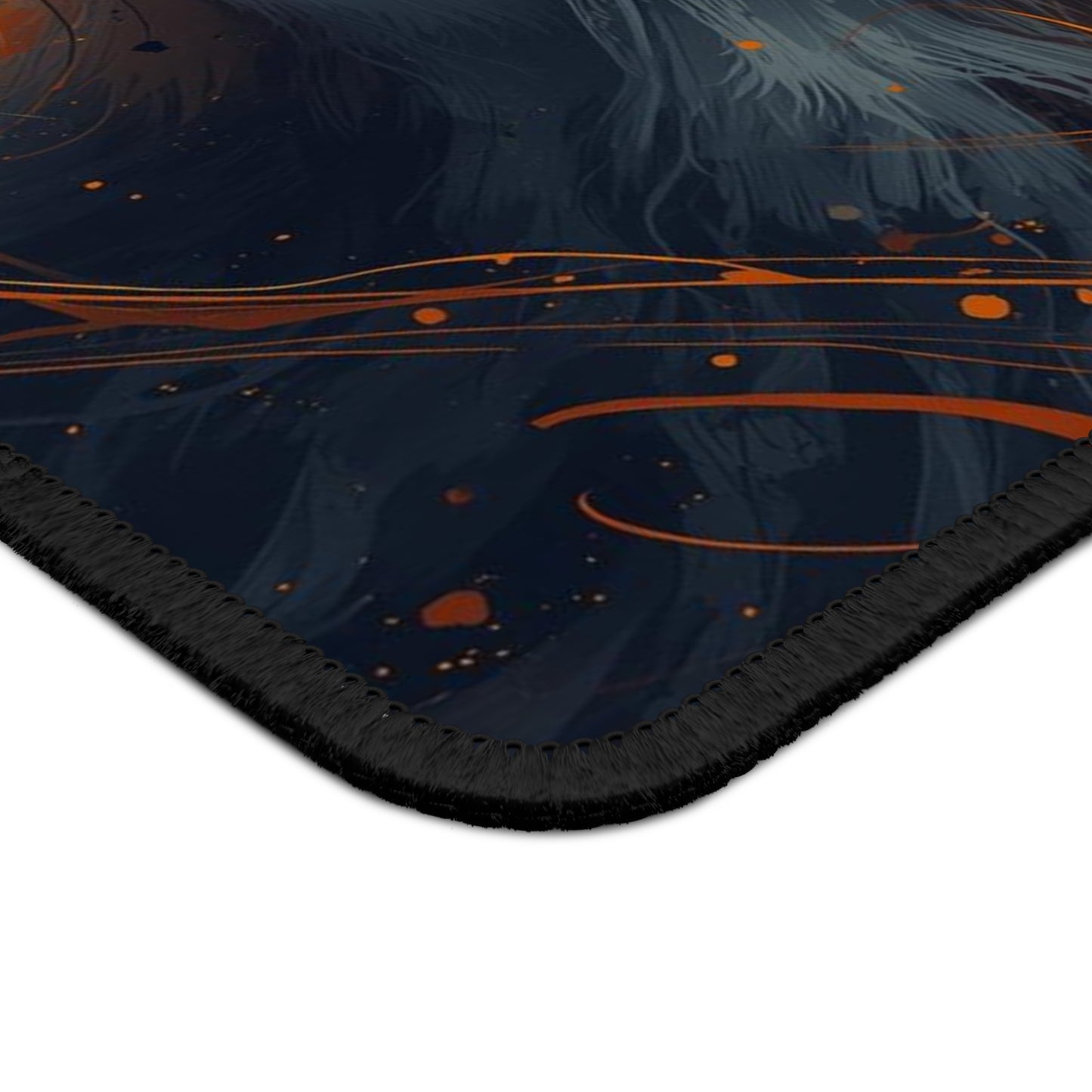 Fox Art Gaming Mouse Pad — Vibrant Fox Portrait Desk Mat for Gamers & Animal Lovers
