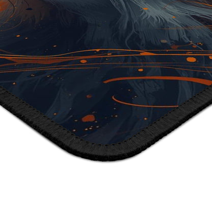 Fox Art Gaming Mouse Pad — Vibrant Fox Portrait Desk Mat for Gamers & Animal Lovers