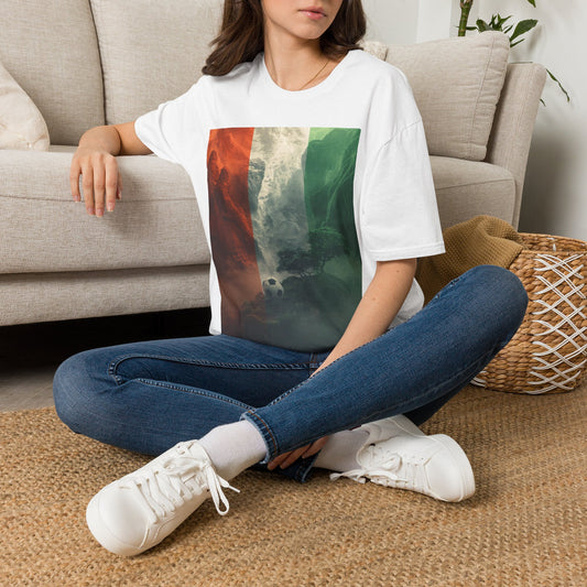 Ivory Coast Football Mountain Graphic T-Shirt Côte d’Ivoire Soccer Tee
