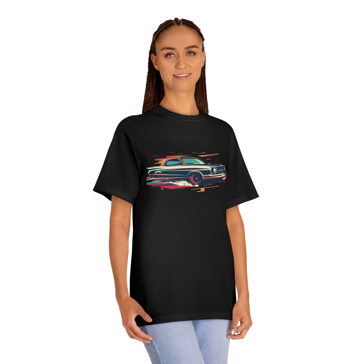 Vintage Muscle Car Tee — Retro Speed Graphic T-Shirt