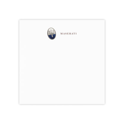Maserati logo on a white background