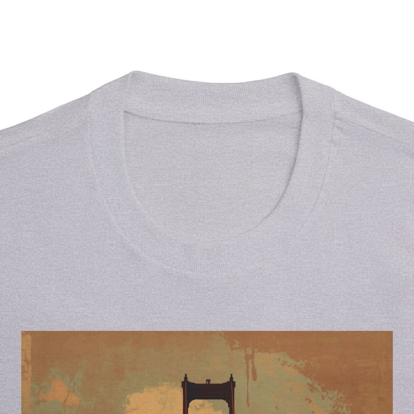 Golden Gate Bridge Art Print T-Shirt Vintage-Styled Classic Tee