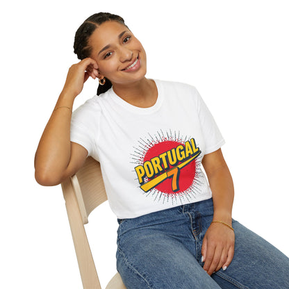 Portugal 7 Soccer Match Day T-Shirt Vintage Graphic Tee
