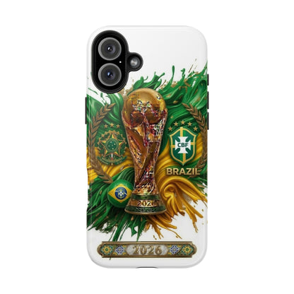 Brazil 2026 Soccer Tough Phone Case — Protective Fan Cover