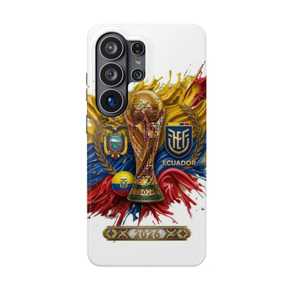 Ecuador 2026 Soccer Match Day Phone Case — Impact-Resistant Cover