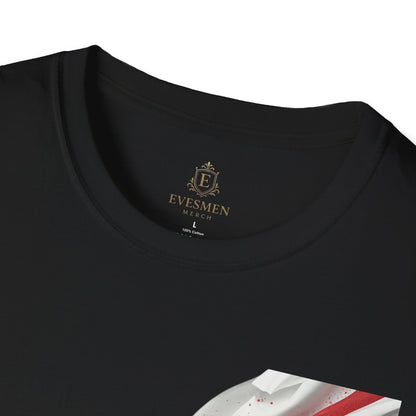 Japan Football Rising Sun T‑Shirt — Dynamic Red & White Silk Ribbon Design Tee
