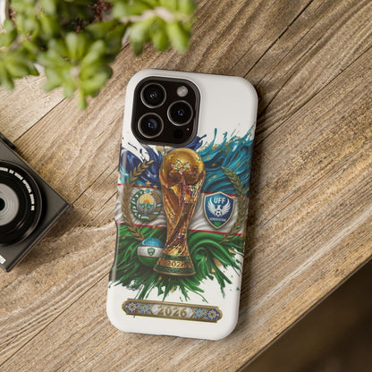 Uzbekistan 2026 Soccer Impact-Resistant Protective Phone Case