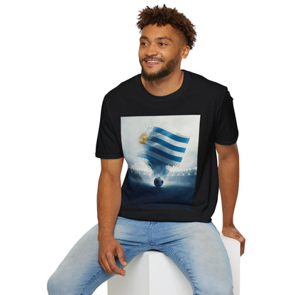 Uruguay Football Flag Epic Stadium T-Shirt – Vintage Soccer Fan Tee