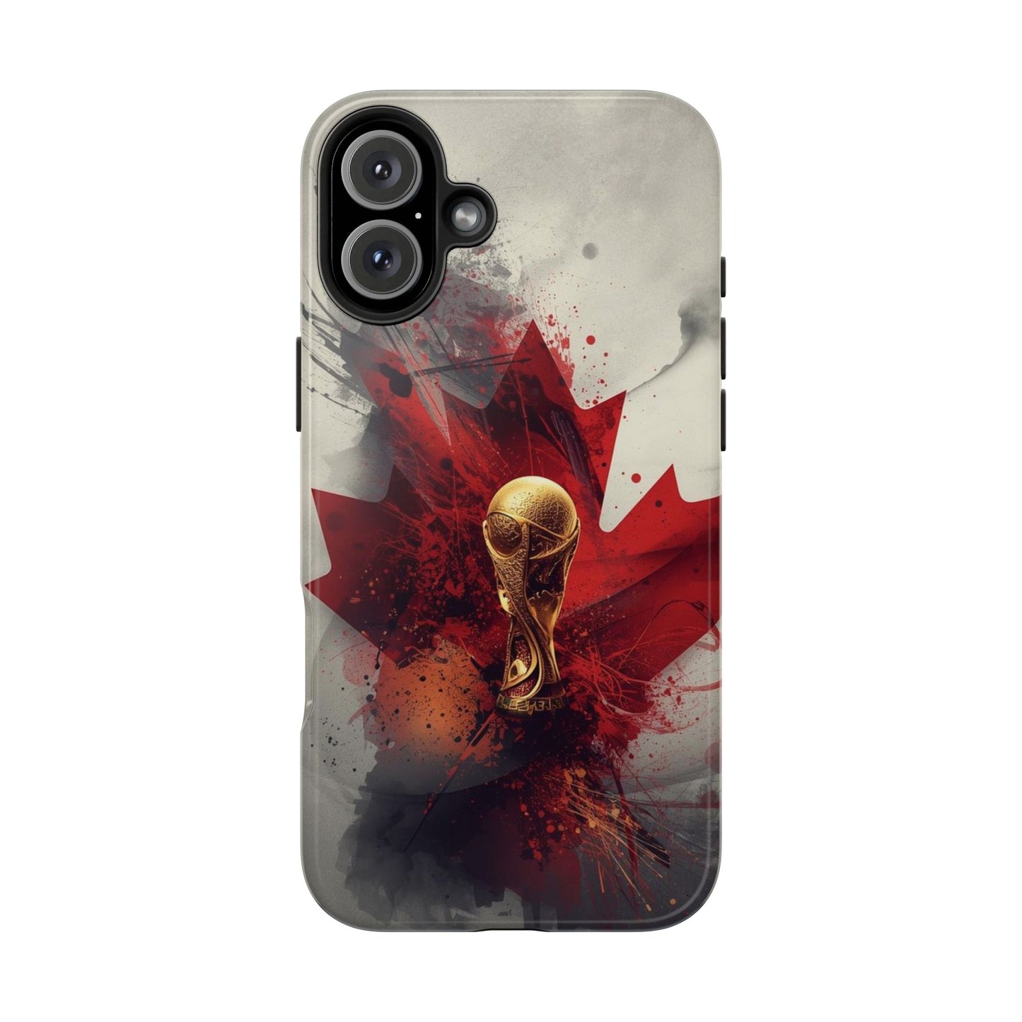 Canada Flag Soccer Fan Phone Protective Case Cover