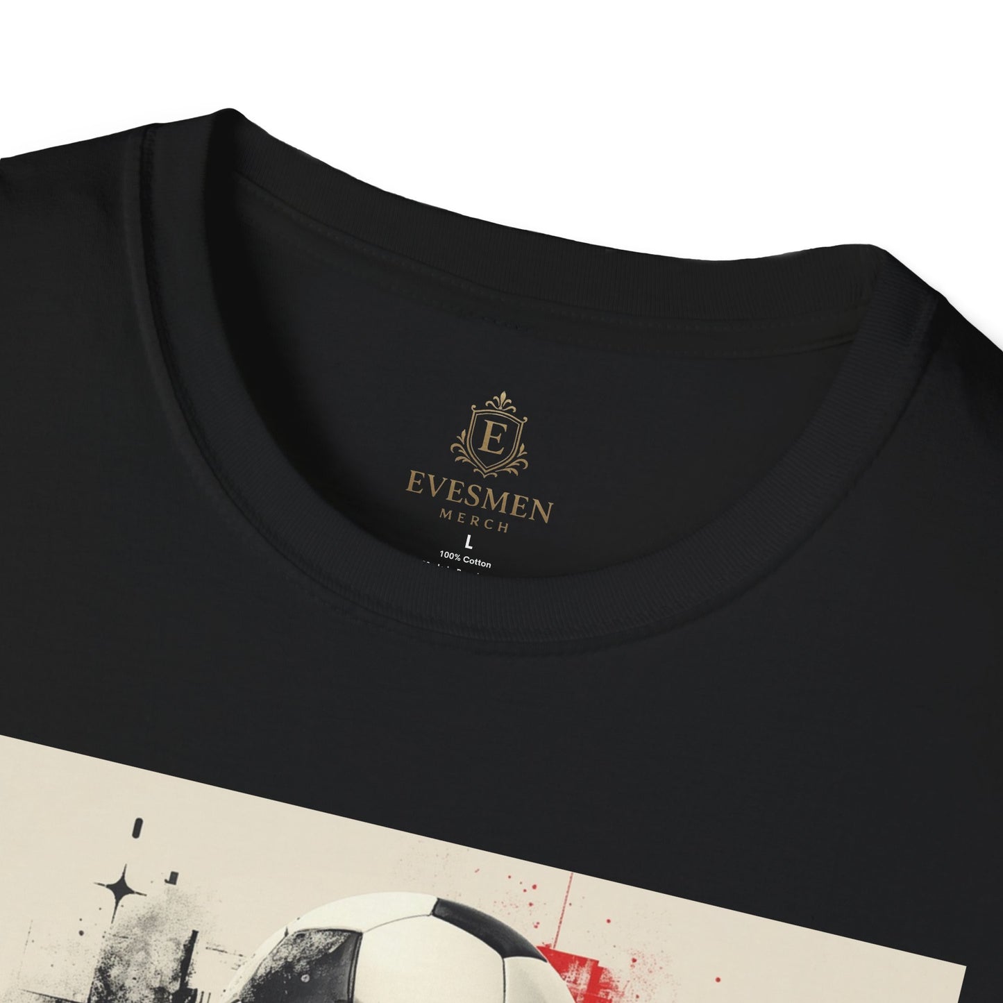 Belgium Soccer T-Shirt Atomium & Football Urban Art Print