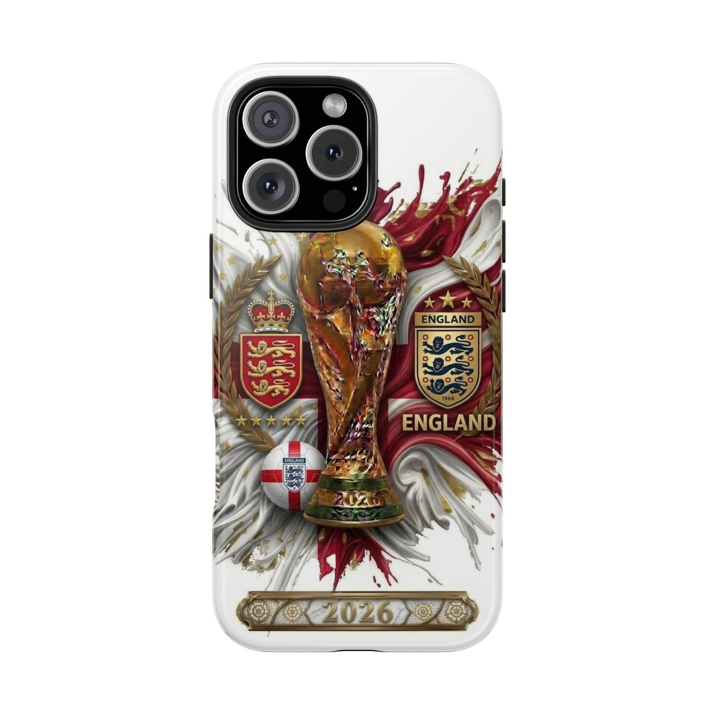 England 2026 Soccer Tough Phone Case – Football Phone Cover