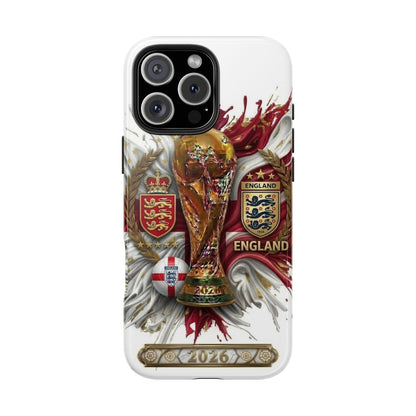 England 2026 Soccer Tough Phone Case – Football Phone Cover