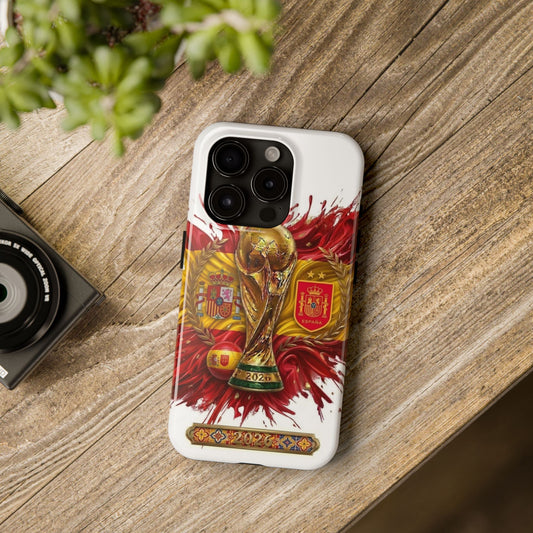 Spain Soccer 2026 Football Tough Phone Protective Case