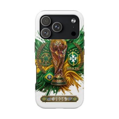 Brazil 2026 Soccer Tough Phone Case — Protective Fan Cover