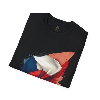 Czech Republic Flag Soccer T-Shirt – Football Fan Tee