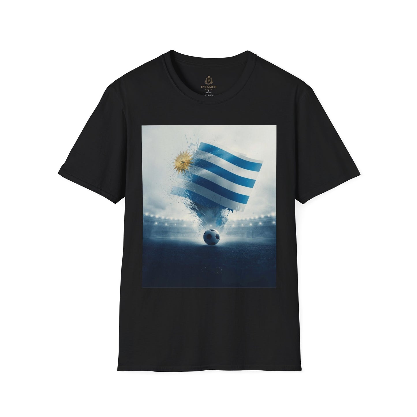Uruguay Football Flag Epic Stadium T-Shirt – Vintage Soccer Fan Tee