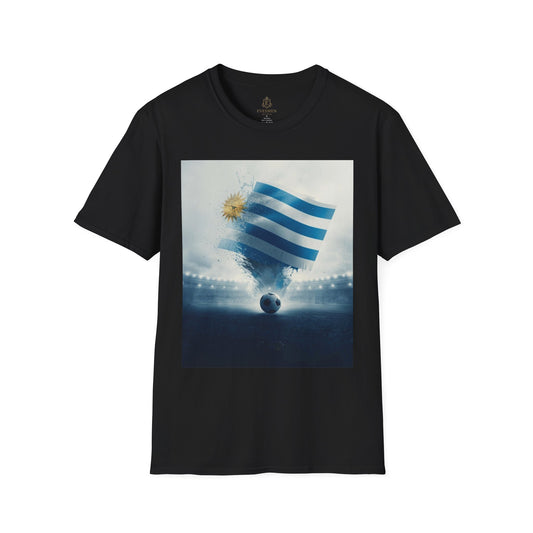 Uruguay Football Flag Epic Stadium T-Shirt – Vintage Soccer Fan Tee