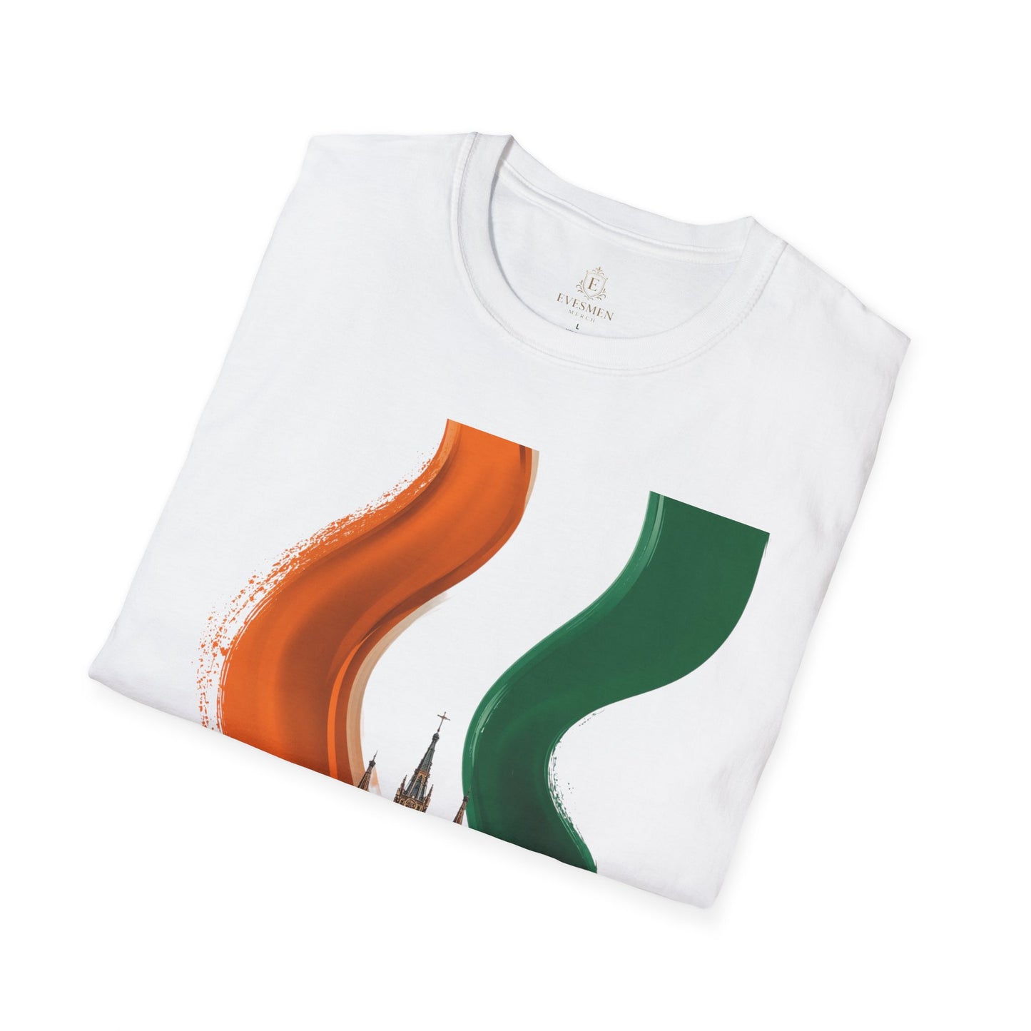 Ivory Coast Flag Football Pride T-shirt St. Paul's Cathedral Abidjan Graphic Tee