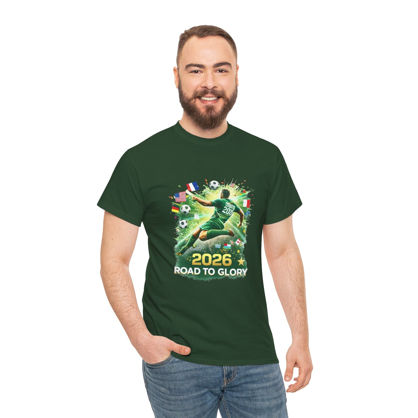 2026 Road to Glory Soccer Match Day T-Shirt Unisex Classic Tee